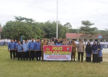 Jaga Generasi Bangsa, Polsek Barumun Laksanakan Goes To School di SMAN 1 Ulu Barumun