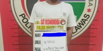 Satresnarkoba Polres Palas Tangkap Pria Pengedar Sabu di Pasar Sibuhuan