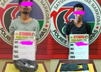 Satresnarkoba Polres Palas Kembali Bekuk Terduga Bandar, Pengedar dan Satu Pengguna Sabu