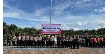 Polres Palas Gelar Apel Pasukan Operasi Zebra Toba 2025