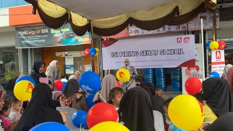 Alfamidi Edukasi Gizi “Isi Piring Sehat Si Kecil” di Perbaungan