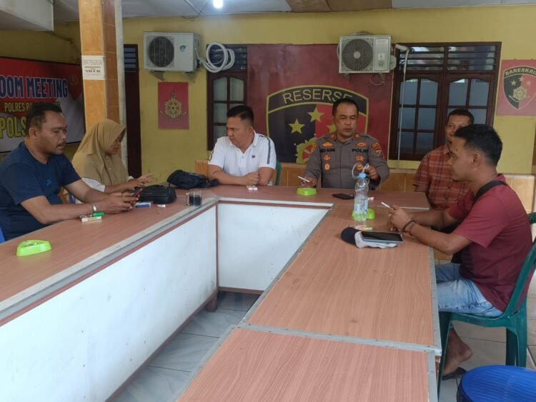 “Problem Solving”, Polsek Sosa Lakukan Mediasi Permasalahan Warga Binaannya