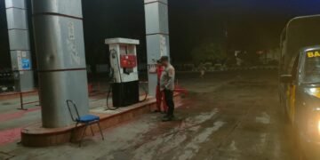 Polsek Barumun Tengah Tingkatkan Patroli Blue Light pada Titik Rawan Kriminalitas