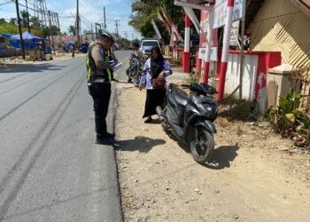Gelar Operasi Zebra 2025, Satlantas Polres Palas Gencarkan Himbauan Keselamatan dan Teguran