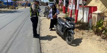 Gelar Operasi Zebra 2025, Satlantas Polres Palas Gencarkan Himbauan Keselamatan dan Teguran