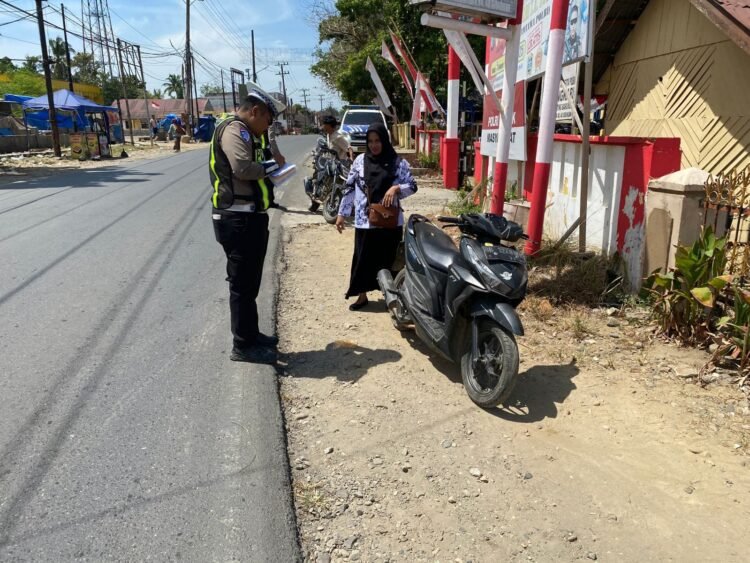 Gelar Operasi Zebra 2025, Satlantas Polres Palas Gencarkan Himbauan Keselamatan dan Teguran