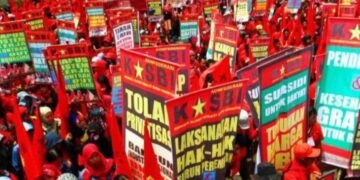 Ribuan Buruh Demo DPR Hari Ini: 1.464 Personel Gabungan Disiagakan 