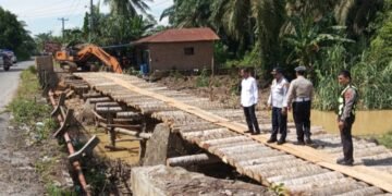 Pastikan Kesiapan Infrastruktur, Sat Lantas Polres Langkat Tinjau Jalan Menuju Wisata Tangkahan 