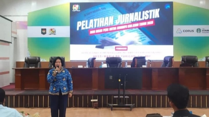 Tingkatkan Mutu, Kadis Kominfo Karo Gelar Pelatihan Jurnalistik