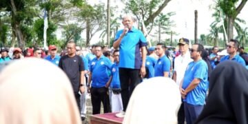 Gerak Jalan Santai HGN 2025, Bupati Langkat Tekankan Penguatan Peran dan Kesejahteraan Guru