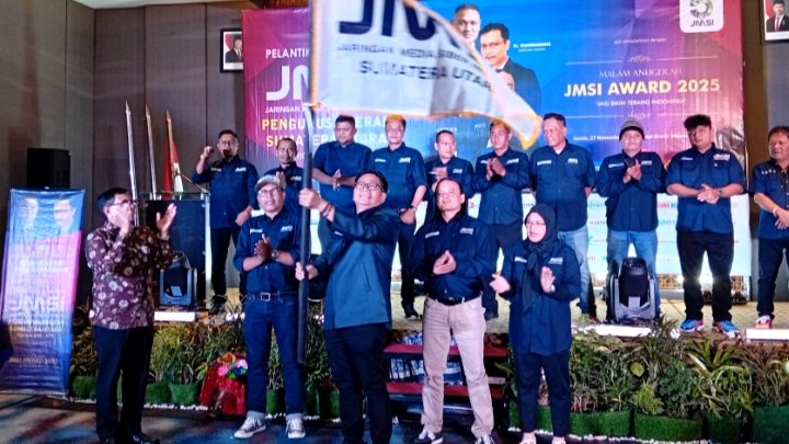 Pengurus JMSI Sumut Resmi Dilantik, Wagub: Tugas Suci Jurnalis Tak Berubah