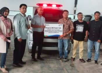 Wujud CSR, BRI Panyabungan Beri Bantuan Ambulans kepada Yayasan Mentari Muda