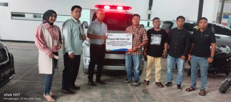 Wujud CSR, BRI Panyabungan Beri Bantuan Ambulans kepada Yayasan Mentari Muda