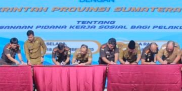 Bupati Asahan Hadiri Penandatanganan MoU/PKS Guna Perkuat Komitmen Restorative Justice