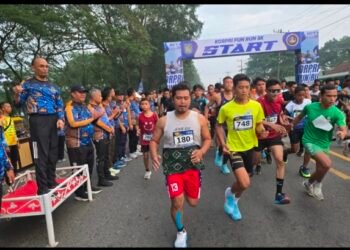 Saat Fun Run HUT KORPRI Asahan Ke-54, Donasi Mengalir untuk Korban Bencana