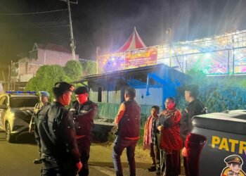 Cegah Gangguan Kamtibmas, Polres Tanah Karo Laksanakan Patroli Malam