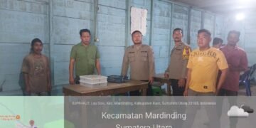 Polsek Mardingding Cek Dugaan Judi di Lau Saolu, Ditemukan Hanya Kedai Kopi