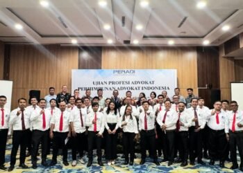 Ketua Forwakum Sumut Aris Rinaldi Nasution Lulus Ujian Profesi Advokat DPN Peradi Medan