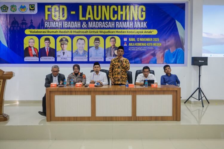 Pemko Medan Dukung GPI Sumut Luncurkan Rumah Ibadah dan Madrasah Ramah Anak
