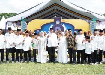 Bupati Langkat Lepas Pawai Taaruf dan Lantik Dewan Hakim MTQ ke-58 di Sawit Seberang