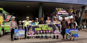Polres Karo Pimpin Sosialisasi Ops Zebra Toba 2025 di Terminal Kabanjahe