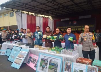 Polrestabes Medan Tangkap 212 Tersangka Narkoba, Sita 60 Kg Sabu