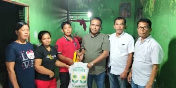 Maruli Siahaan Salurkan Bantuan kepada Korban Kebakaran di Komplek KPUM Marelan