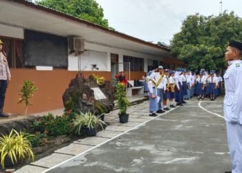 Kapolsek Pancur Batu Ajak Pelajar Yayasan Era Utama Jauhi Geng Motor dan Narkoba