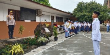 Kapolsek Pancur Batu Ajak Pelajar Yayasan Era Utama Jauhi Geng Motor dan Narkoba