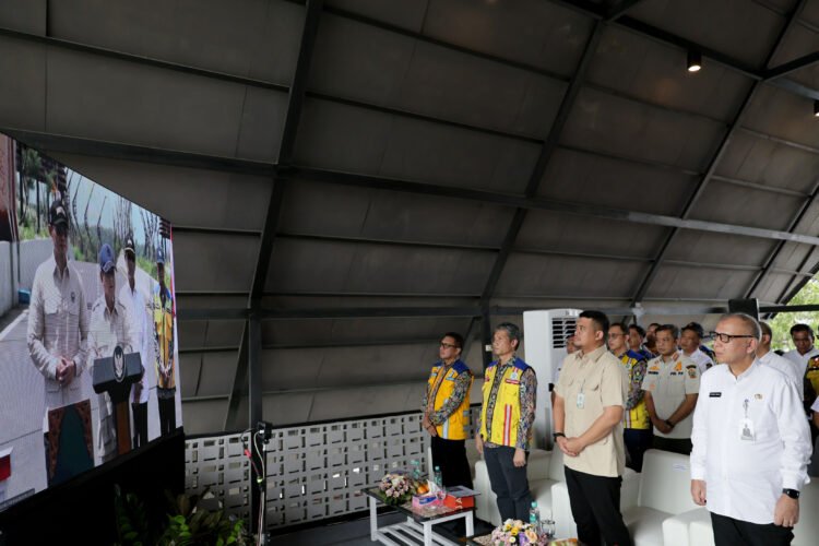 Gubernur Bobby Nasution Hadiri Peresmian Underpass Gatot Subroto Medan oleh Presiden Prabowo