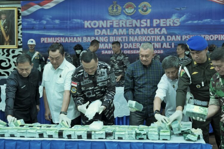 Pemusnahan 41,7 Kg Narkotika, Sekdaprov Sumut Tegaskan Tidak Ada Ruang bagi Sindikat