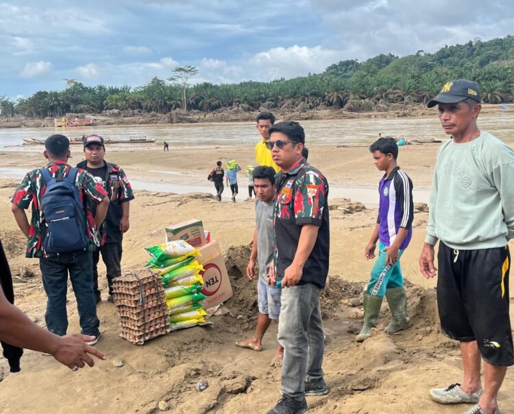 MACAB LMP Karo dan SAPMA LMP Salurkan Bantuan Sembako ke Korban Bencana di Aceh