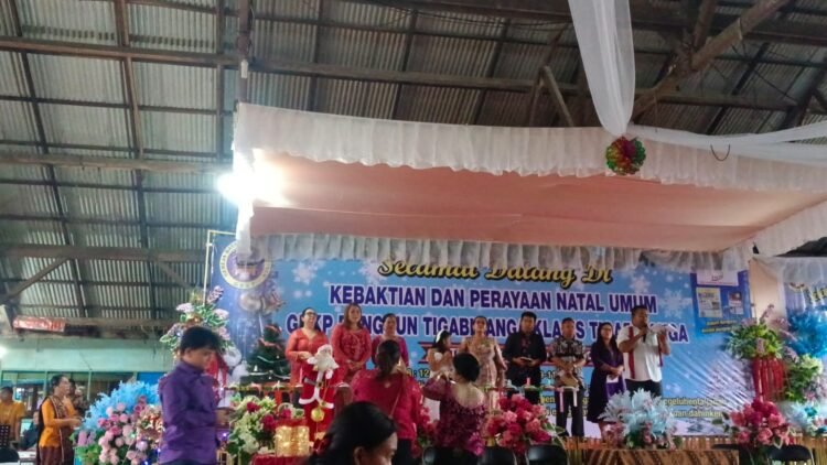 Perayaan Natal Runggun Tigabinanga Berlangsung Khidmat dan Penuh Sukacita