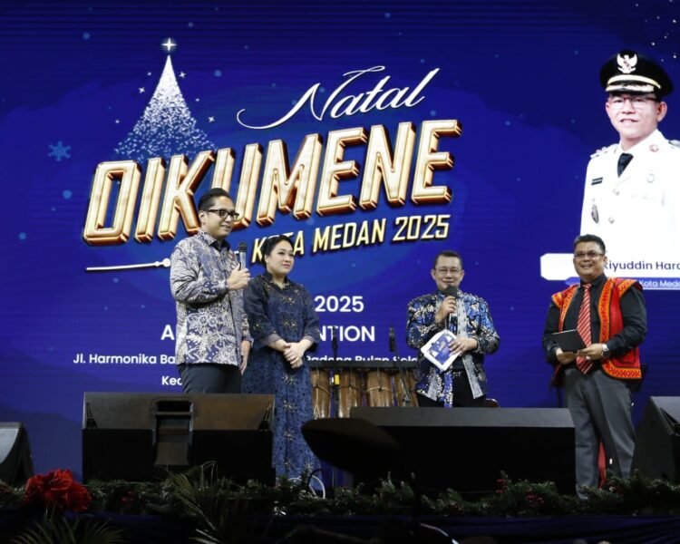 Natal Oikumene Kota Medan 2025, Rico Waas Sampaikan Pesan Ini