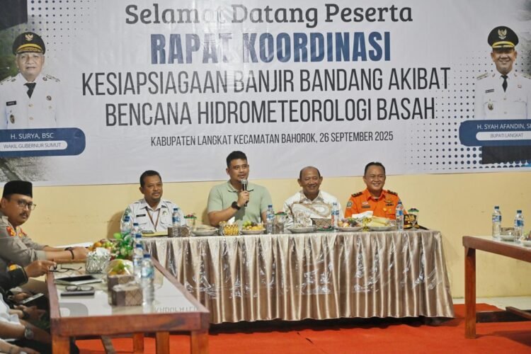 Gubernur Bobby Nasution Keluarkan Instruksi Sigap Bencana Sejak September