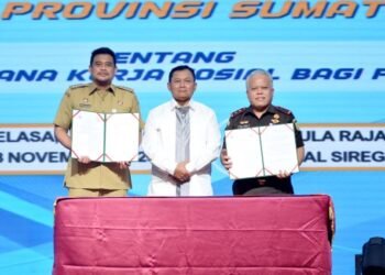 Pemprov Sumut & Kejatisu Teken MoU Pidana Kerja Sosial