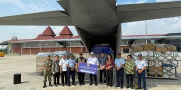 BNPB Salurkan Bantuan 40 Ton Kemenko Perekonomian untuk Korban Bencana Tiga Wilayah