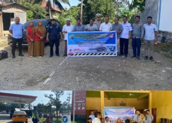 Kasatgas Kamseltibcarlantas Polres Palas Lakukan Gatur Lalin dan Tes Urine, Sopir Angkutan Umum