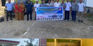 Kasatgas Kamseltibcarlantas Polres Palas Lakukan Gatur Lalin dan Tes Urine, Sopir Angkutan Umum