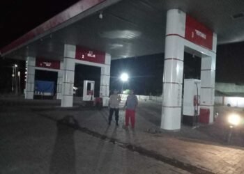 PATROLI BLUE LIGHT” Ciptakan situasi tetap kondusif di Wilkum Polsek Barumun Tengah