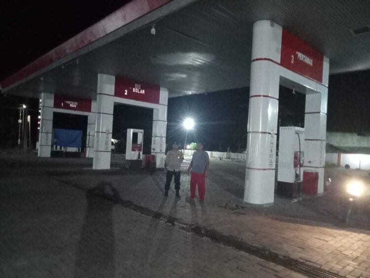 PATROLI BLUE LIGHT” Ciptakan situasi tetap kondusif di Wilkum Polsek Barumun Tengah