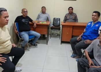 Wujudkan Kamtibmas, F.SPTI-K.SPSI Silaturahmi ke Polsek Medan Tembung