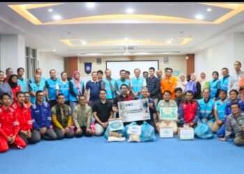 PLN Indonesia Power dan Service Hadir Kuatkan Korban Banjir di Pangkalan Susu