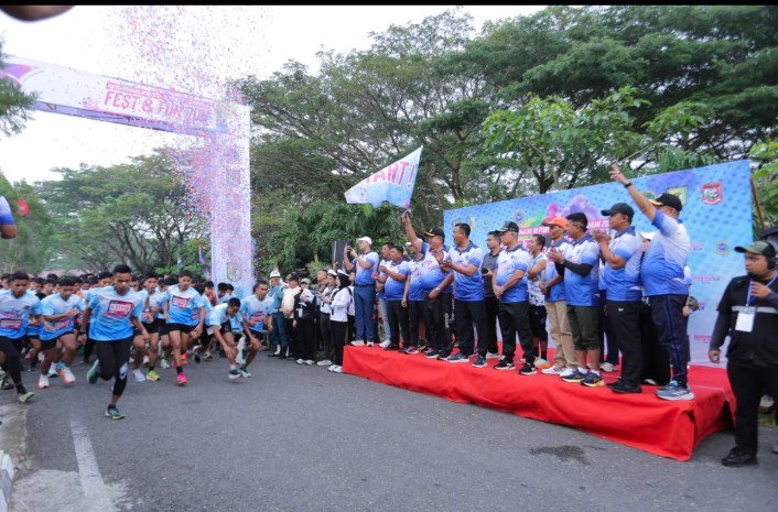 Bupati Asahan dan Unsur Forkopimda Hadiri Fun Run 3K–5K Guna Meriahkan HUT Armada RI ke-8