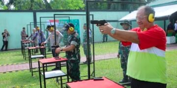 Bupati Asahan Bersama Forkopimda Ikuti Eksibisi Menembak Executive 2025