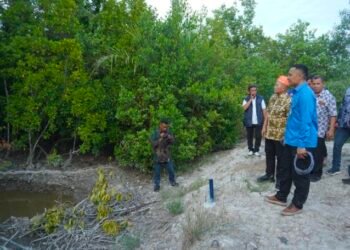 Plt Asisten Perekonomian dan Pembangunan Asahan Hadiri Sosialisasi Pembangunan Kampung Nelayan Merah Putih di Desa Pematang Sei Baru