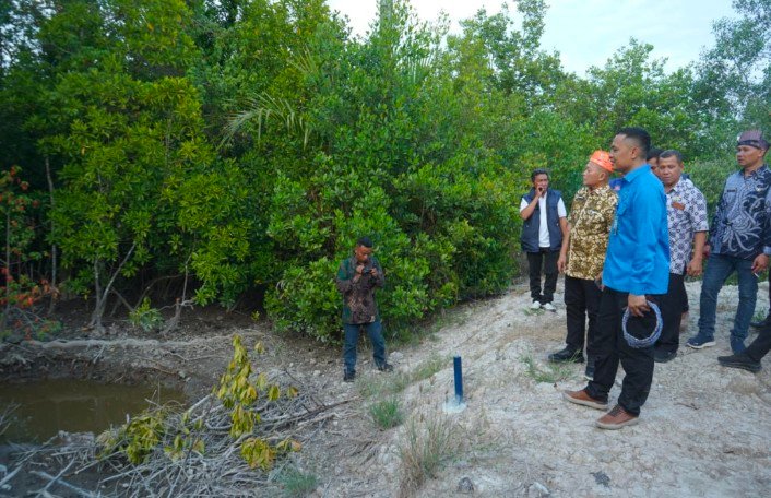 Plt Asisten Perekonomian dan Pembangunan Asahan Hadiri Sosialisasi Pembangunan Kampung Nelayan Merah Putih di Desa Pematang Sei Baru