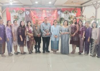 Polsek Pancur Batu Hadiri Perayaan Natal Oikumene Kecamatan Pancur Batu Tahun 2025