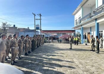 Satpol PP Karo Gandeng Satlantas Gelar Pelatihan Pengaturan Lalu Lintas