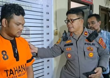 Unit Reskrim Polsek Medan Timur Amankan Pelaku Begal Motor di Jalan Pelita II